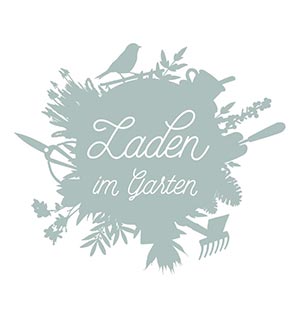 Laden im Garten – Logo